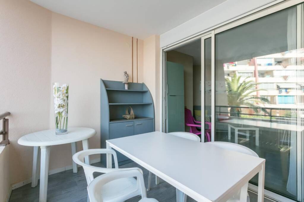 T3 Climatise Avec Piscine Et Vue Sur Mer Sète Exterior foto